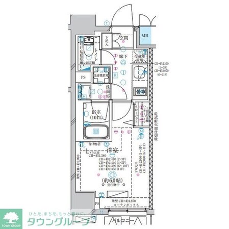 ディアレイシャス大須観音IIIの物件間取画像